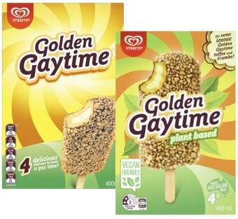 Coles Streets gaytime multi pack 400ml offer