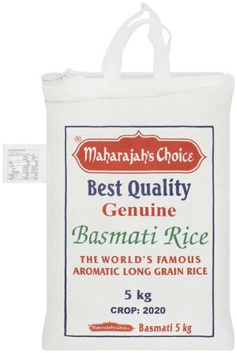Coles Maharajah's basmati rice 5kg offer