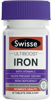 Coles Swisse ultiboost iron tablets 30 pack offer