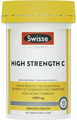 Coles Swisse ultiboost high strength c tablets 150 pack offer