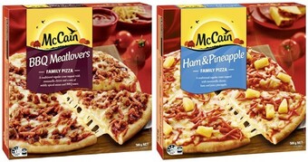 Coles Mccain family pizza 490g-500g offer
