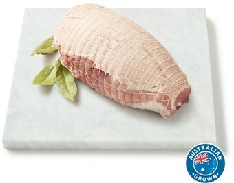 Coles Coles australian boneless pork shoulder roast offer