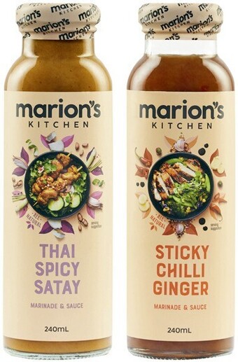Coles Marion's kitchen marinade or dressing 240ml offer