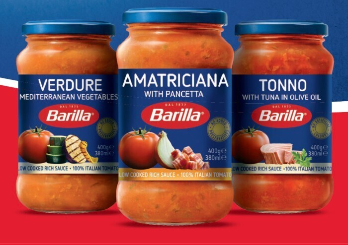 Coles Barilla premium pasta sauce 400g offer