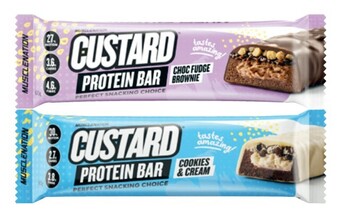 Coles Muscle nation custard protein bars 60g offer