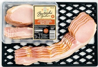 Coles Bertocchi rindless long hickory smoked bacon 400g offer