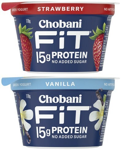 Coles Chobani fit yogurt 170g offer