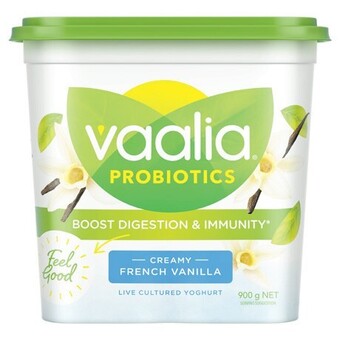 Coles Vaalia probiotics yoghurt 900g offer