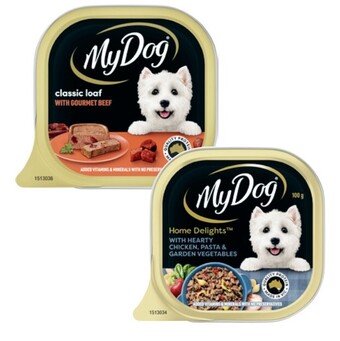 Coles My dog dog food tray 100g offer