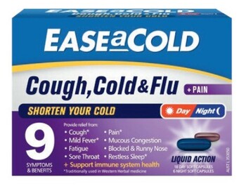 Coles Ease a cold capsules, cough, cold & flu 24 pack offer