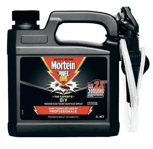 Coles Mortein powergard diy professional indoor & outdoor surface spray 2 litre offer