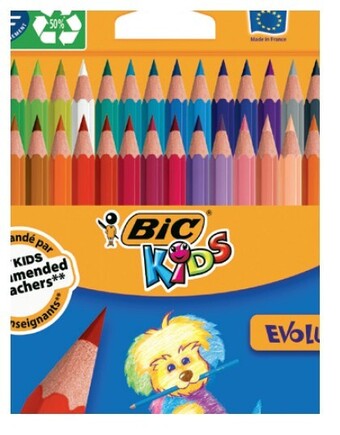 Coles Bic kids evolution colouring pencils 36 pack offer