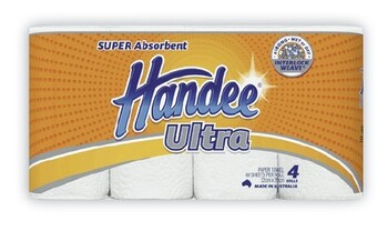 Coles Handee ultra paper towel 4 pack offer