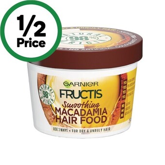 Woolworths Garnier fructis hair food 390ml offer