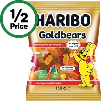 Woolworths Haribo 140-150g offer