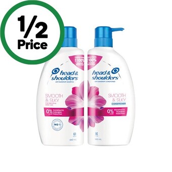 Woolworths Head & shoulders shampoo or conditioner 660ml offer