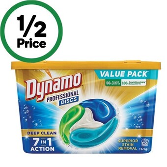 Woolworths Dynamo professional laundry capsules pk 45 offer