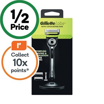 Woolworths Gillette labs razor system with 2 replacement cartridges offer