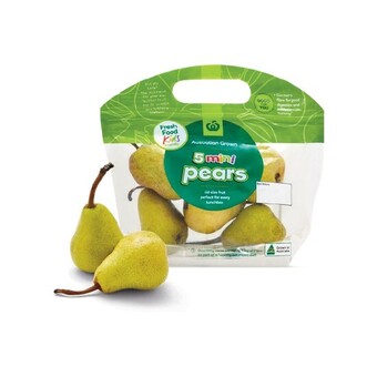 Woolworths Woolworths australian kids mini apples, bananas, pears or mandarins pk 5 offer