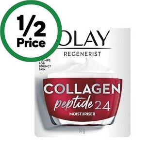 Woolworths Olay regenerist collagen peptide moisturiser 50g offer
