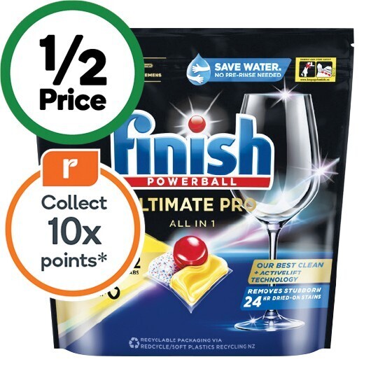 Woolworths Finish ultimate pro dishwasher tablets pk 32 offer