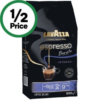 Woolworths Lavazza barista beans 1 kg offer