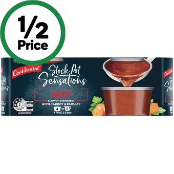 Woolworths Continental sensations stock pot 112g pk 4 offer
