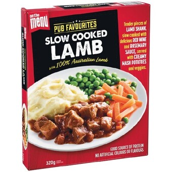 Woolworths On the menu frozen meals 320g offer