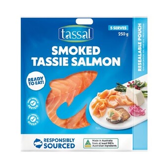 Woolworths Tassal smoked salmon 250g offer