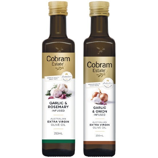 Cobram estate extra virgin olive oil infused 250ml offer at Woolworths