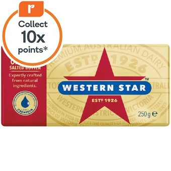 Woolworths Western star butter 250g offer