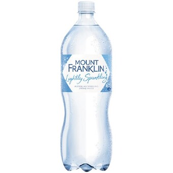 Woolworths Mount franklin lightly sparkling 1.25 litre offer