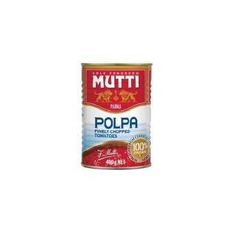 Woolworths Mutti polpa chopped or whole peeled tomatoes 400g offer