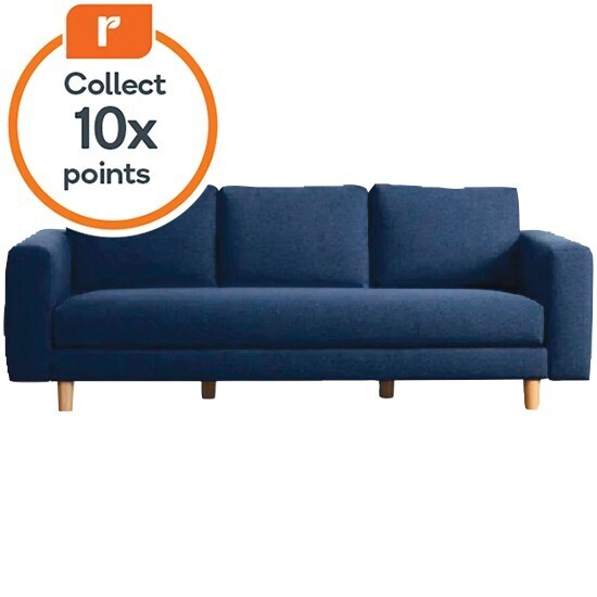 Woolworths Koala lounging sofa 3-seater bonnie doon blue offer