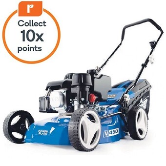 Woolworths Powerblade lawn mower 139cc 17 – petrol powered push lawnmower 4 stroke engine offer