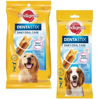 Woolworths Pedigree dentastix dog treats pk 7 offer