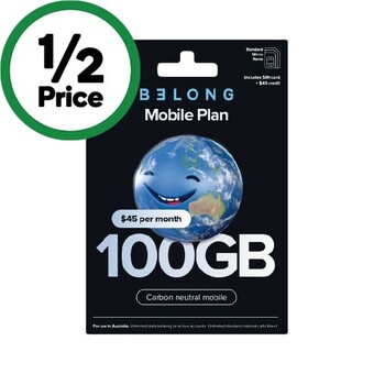 Woolworths Belong $45 starter pack¥ offer