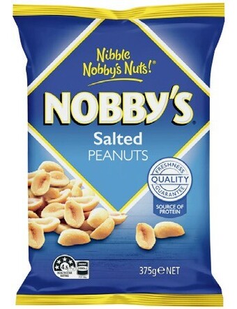 Nobby's salted peanuts 350g-375g