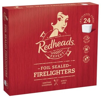 Redheads Firelighters 24 Pack