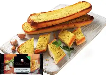 IGA IGA Baker&#039;s Oven Garlic Bread Twin Pack 450g offer