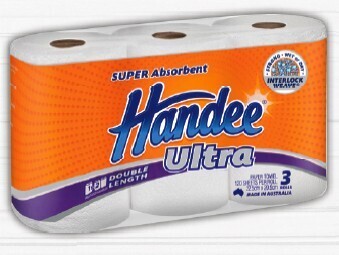 IGA Handee Ultra 6 Pack or Double Length Paper Towel 3 Pack offer