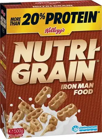 IGA Kellogg&#039;s Nutri-Grain 500g offer