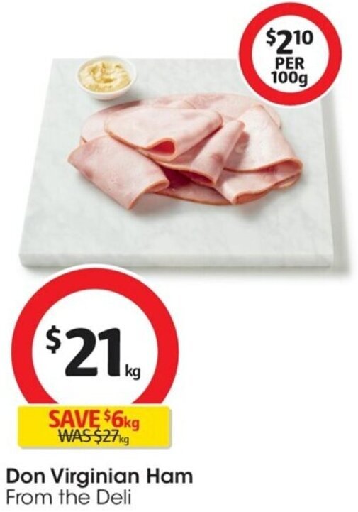 Coles Don Virginian Ham offer