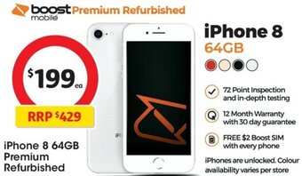 Coles iPhone 8 64GB Premium Refurbished offer