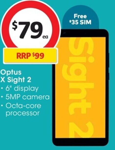 Coles Optus X Sight 2 offer