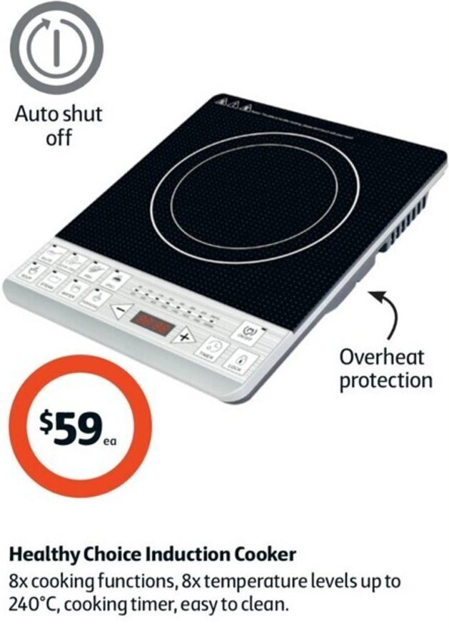 Coles Healthy Choice Induction Cooker offer