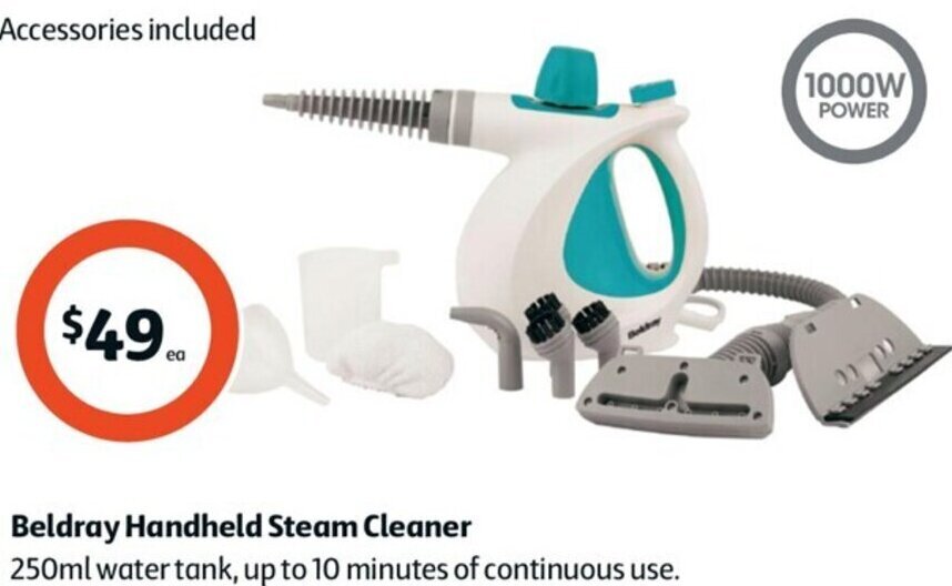 Beldray Handheld Steam Cleaner offer at Coles
