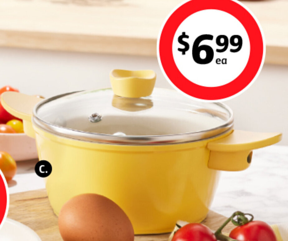 Culinex Mini Induction Saute Pan with Lid offer at Coles