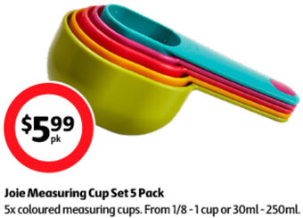 Coles Joie Measuring Spoon Set 5 Pack offer