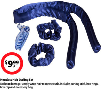 Coles Heatless Hair Curling Set offer